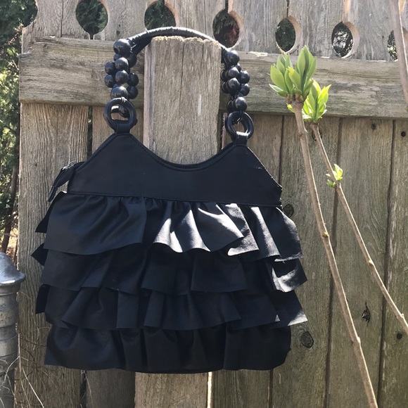 BKE Handbags - ❤️BKE Black Ruffled Bag